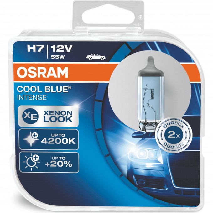 Автолампы OSARAM H7 COOL BLUE INTENSE 64210CBI-HCB (2 шт) 4052899413047 Автолампы OSARAM H7 COOL BLUE INTENSE 64210CBI-HCB (2 шт) 4052899413047