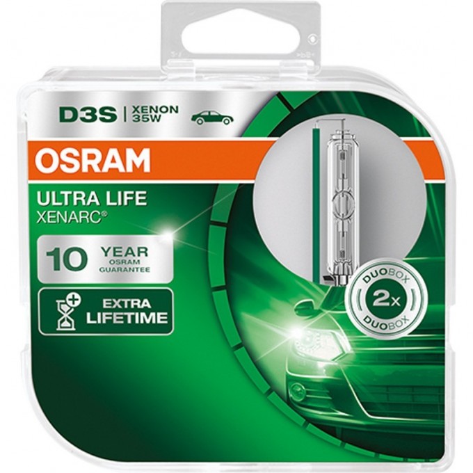 Автолампы OSRAM D3S XENARC® ULTRA LIFE 66340ULT-HCB (2шт) 4052899429734 Автолампы OSRAM D3S XENARC® ULTRA LIFE 66340ULT-HCB (2шт) 4052899429734