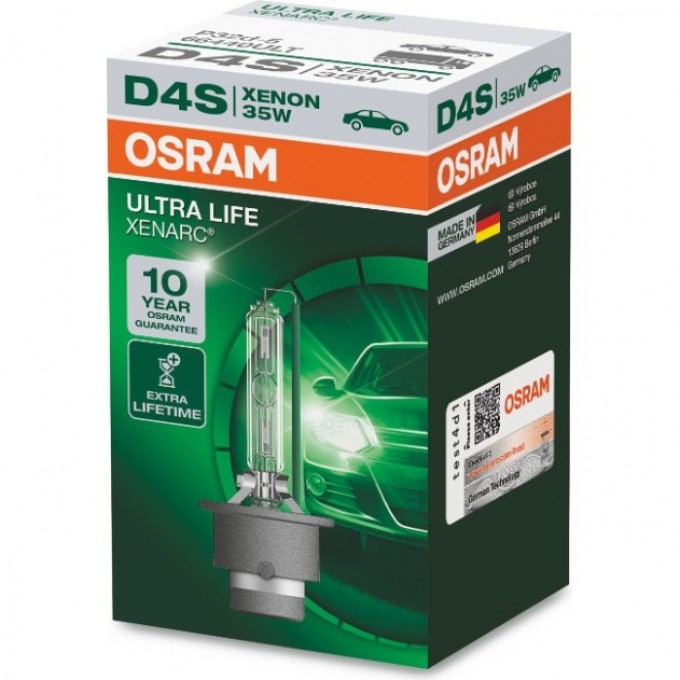 Автолампы OSRAM D4S XENARC® ULTRA LIFE 66440ULT 4052899425637 Автолампы OSRAM D4S XENARC® ULTRA LIFE 66440ULT 4052899425637