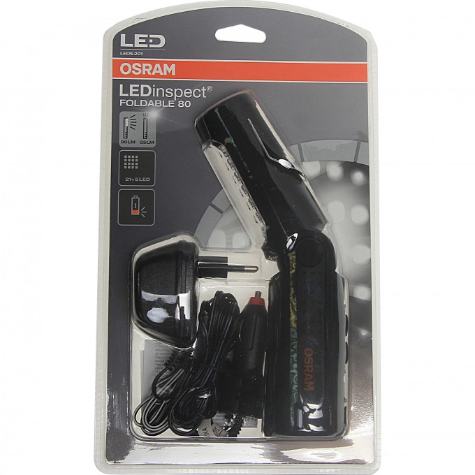 Инспекционный фонарь OSRAM LEDRIVING LEDIL201 с поворотным механизмом + встроенный аккумулятор 4052899009592 Инспекционный фонарь OSRAM LEDRIVING LEDIL201 с поворотным механизмом + встроенный аккумулятор 4052899009592