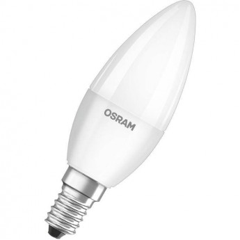Лампа светодиодная LED OSRAM STAR CLASSIC B 40 5W/827 5Вт 2700К E14 470лм 220-240В Лампа светодиодная LED OSRAM STAR CLASSIC B 40 5W/827 5Вт 2700К E14 470лм 220-240В