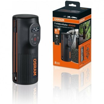 Портативный компрессор OSRAM TYREinflate 2000 OTIR2000 с цифровыми функциями