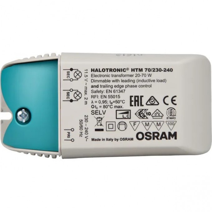Трансформатор OSRAM HTM 70/230-240 4050300442310 Трансформатор OSRAM HTM 70/230-240 4050300442310